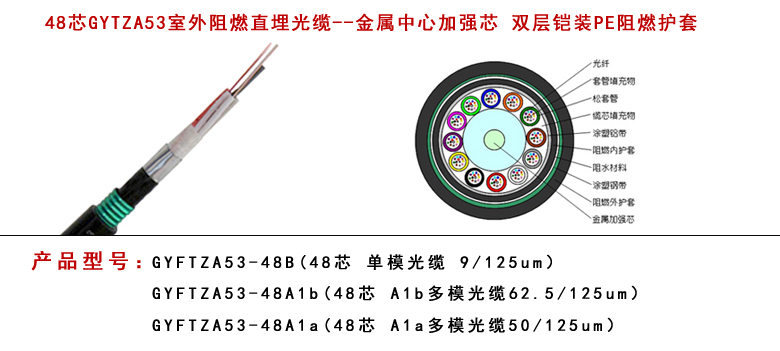 GYFTA53光缆型号--江苏西诺通谷光缆